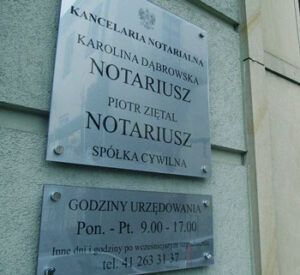 Kancelaria Notarialna Karolina Dąbrowska Piotr Ziętal