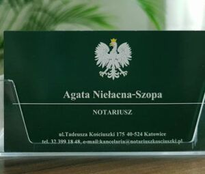 NOTARIUSZ Agata Niełacna-Szopa