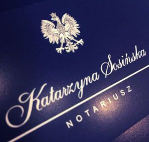 NOTARIUSZ Katarzyna Sosińska