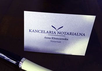 NOTARIUSZ Anna Kleszczewska