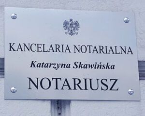 NOTARIUSZ Katarzyna Skawińska