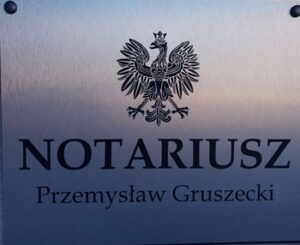 NOTARIUSZ Przemysław Gruszeck