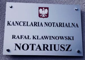 NOTARIUSZ Rafał Klawinowski