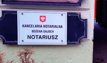 Notariusz Bożena Gajoch