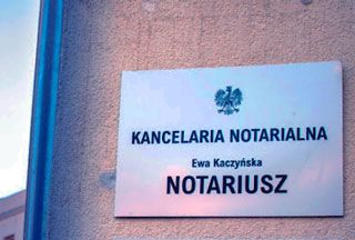 Notariusz Ewą Kaczyńską