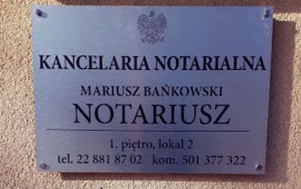 Notariusz Mariusz Bańkowski