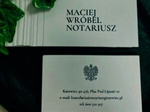 Notariusz Maciej Wróbel