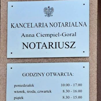 Notariusz Anna Ciempiel-Goral